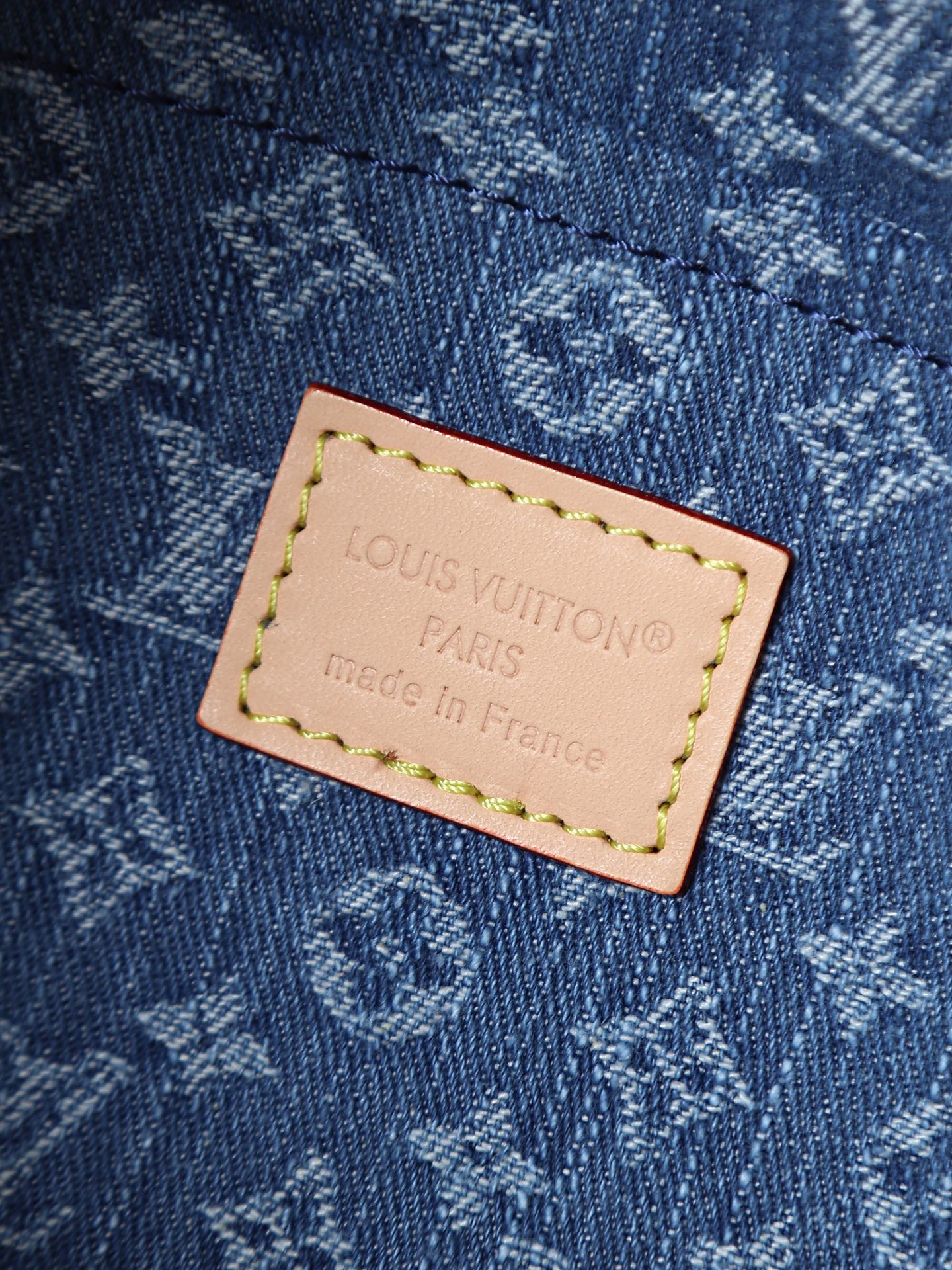 Louis Vuitton Speedy Soft 30 Denim Handbag - Image 9