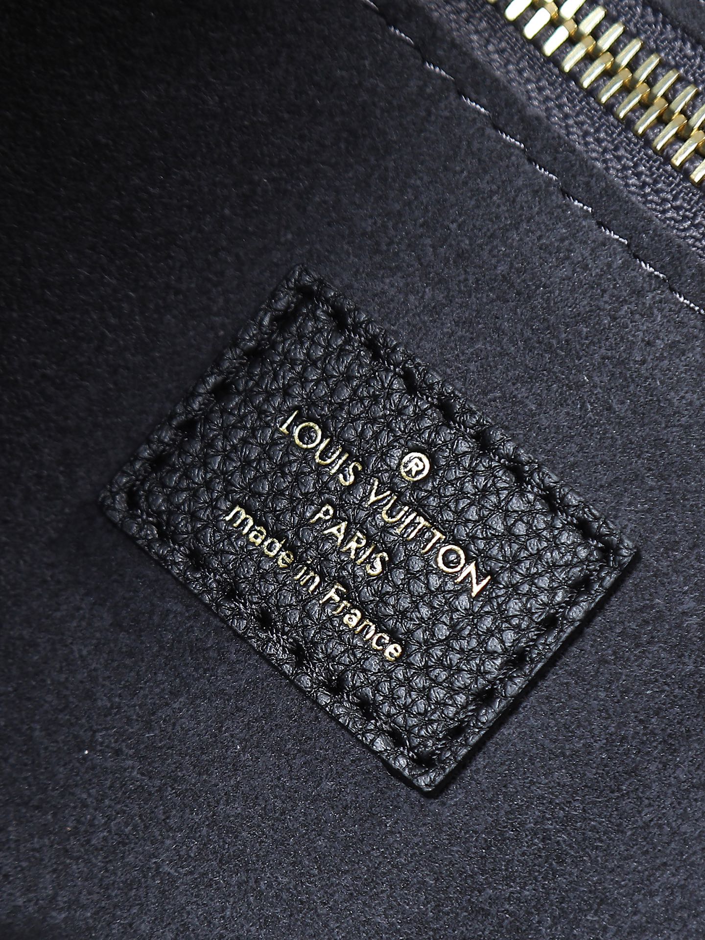 Louis Vuitton Neverfull MM Embossed Leather Tote Bag - Image 9