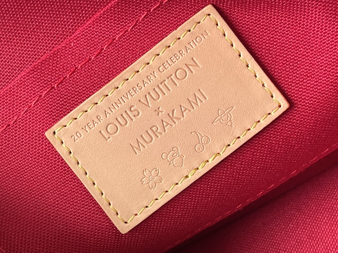Louis Vuitton x Murakami Alma BB Handbag - White Cherry Monogram - Image 9