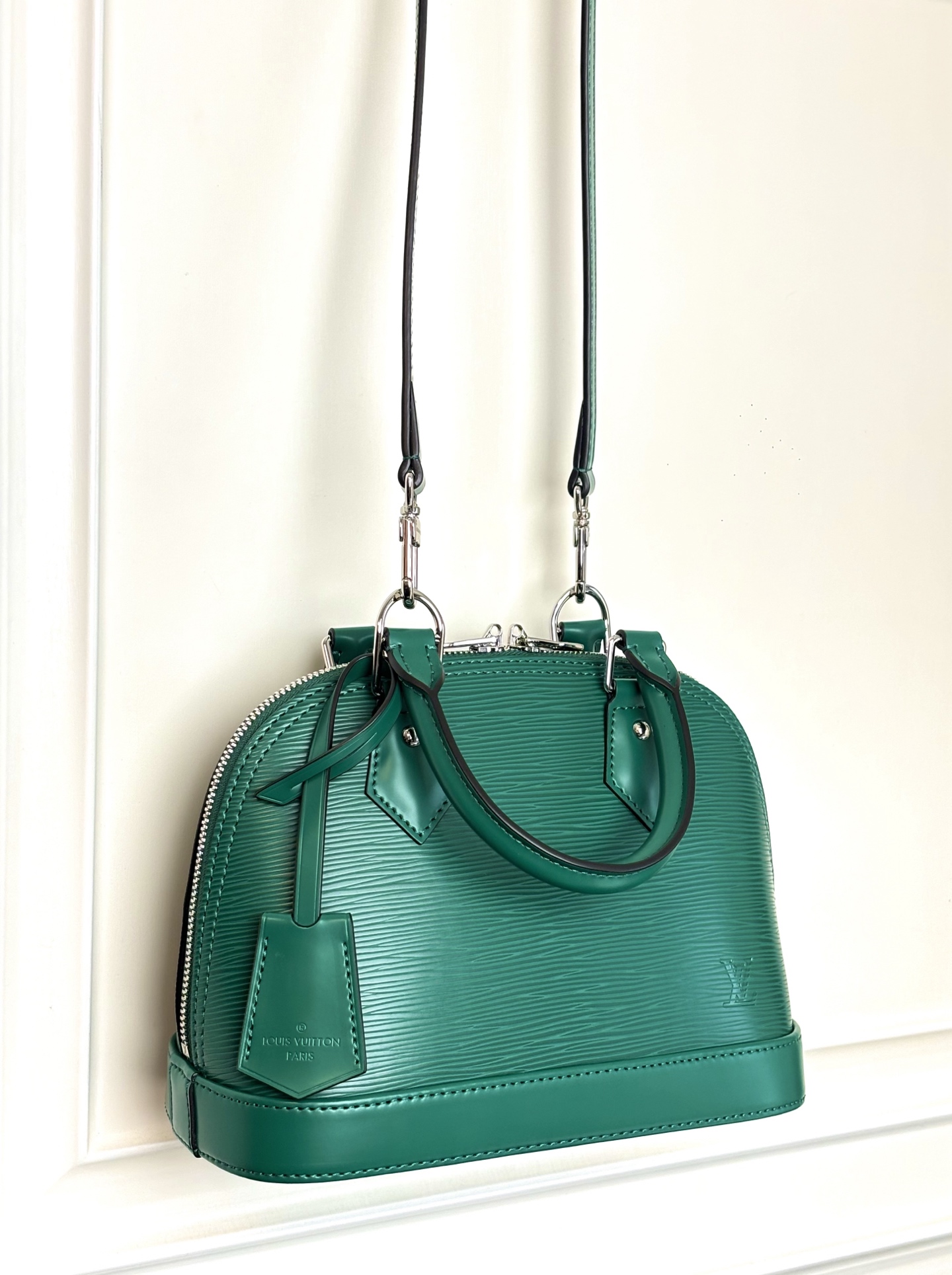 Alma BB Green Epi Leather Handbag - Image 9