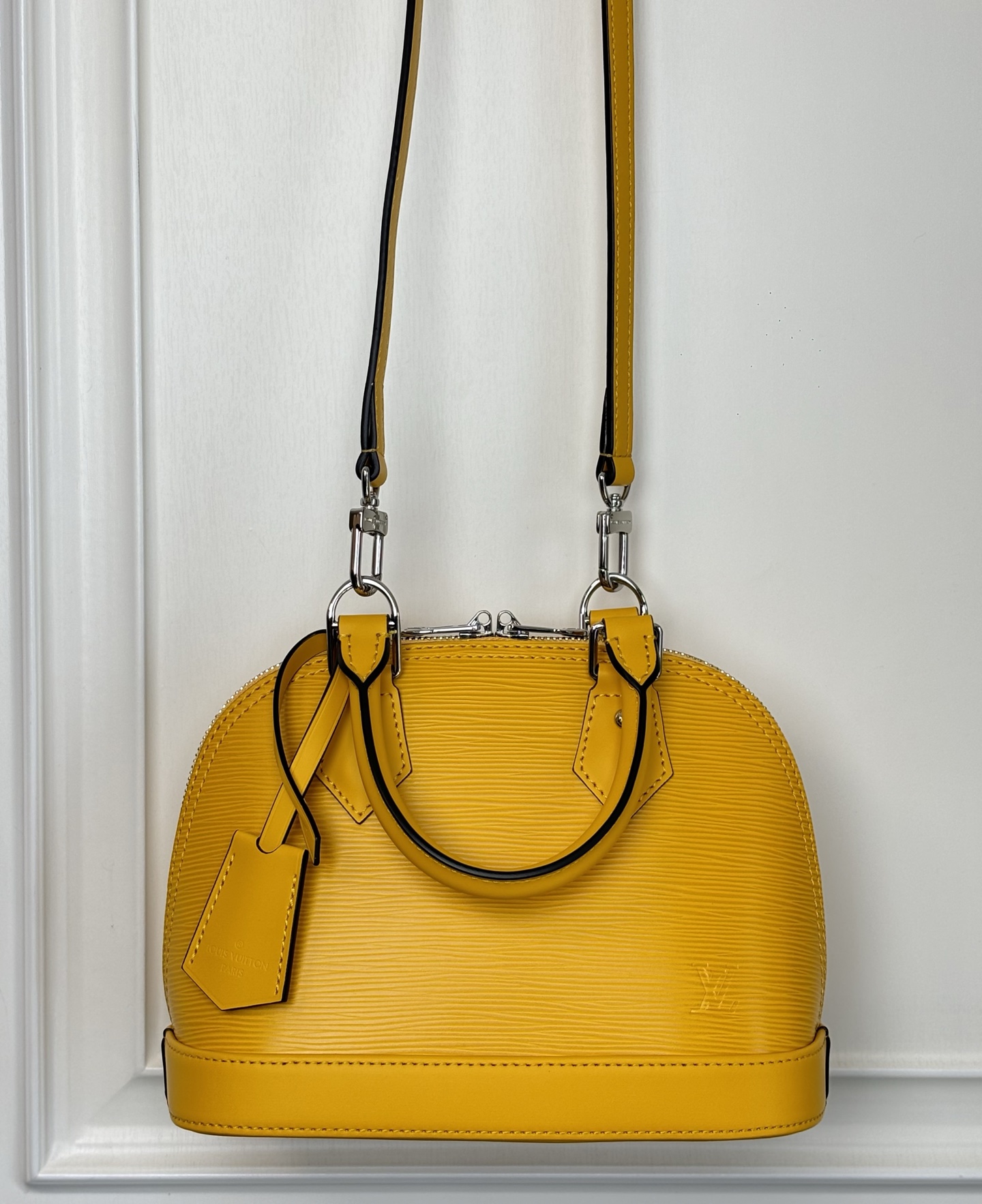 Alma BB Epi Leather Handbag Yellow - Image 9