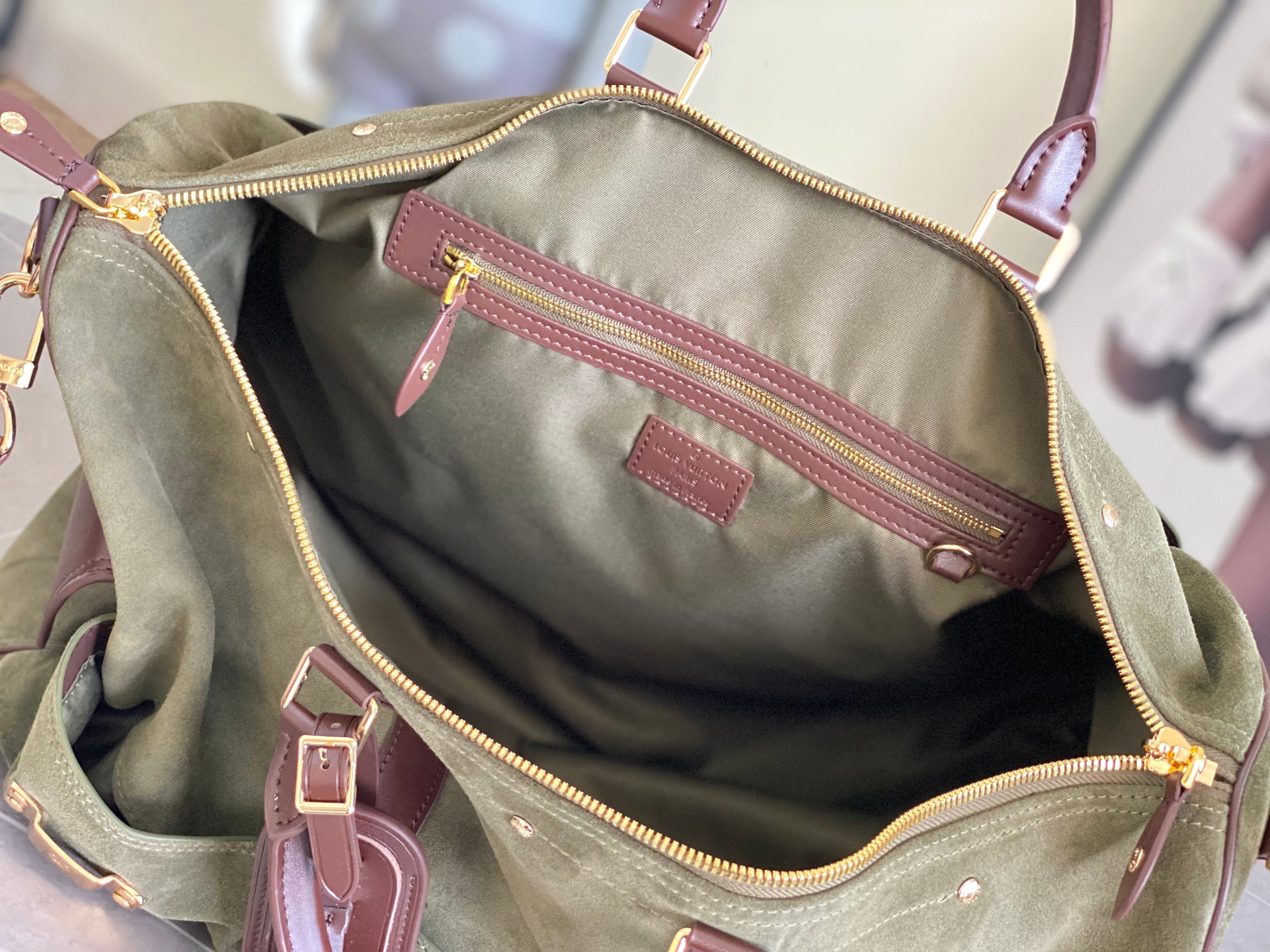 Louis Vuitton Keepall Bandouliere 50 Travel Bag - Image 9