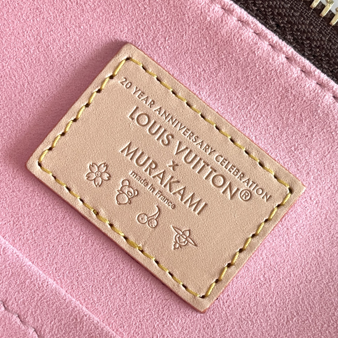 Louis Vuitton x Takashi Murakami Papillon Cherry Blossom Bag - Image 9