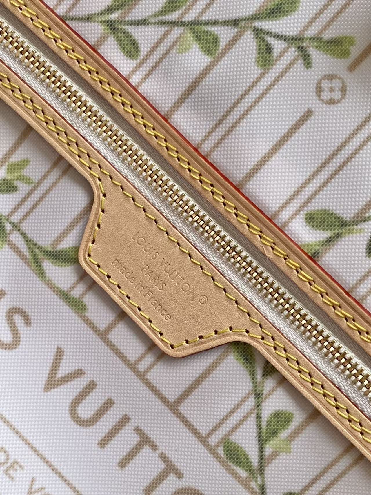 Louis Vuitton Neverfull MM Stamp Monogram Canvas Tote Bag - Image 9