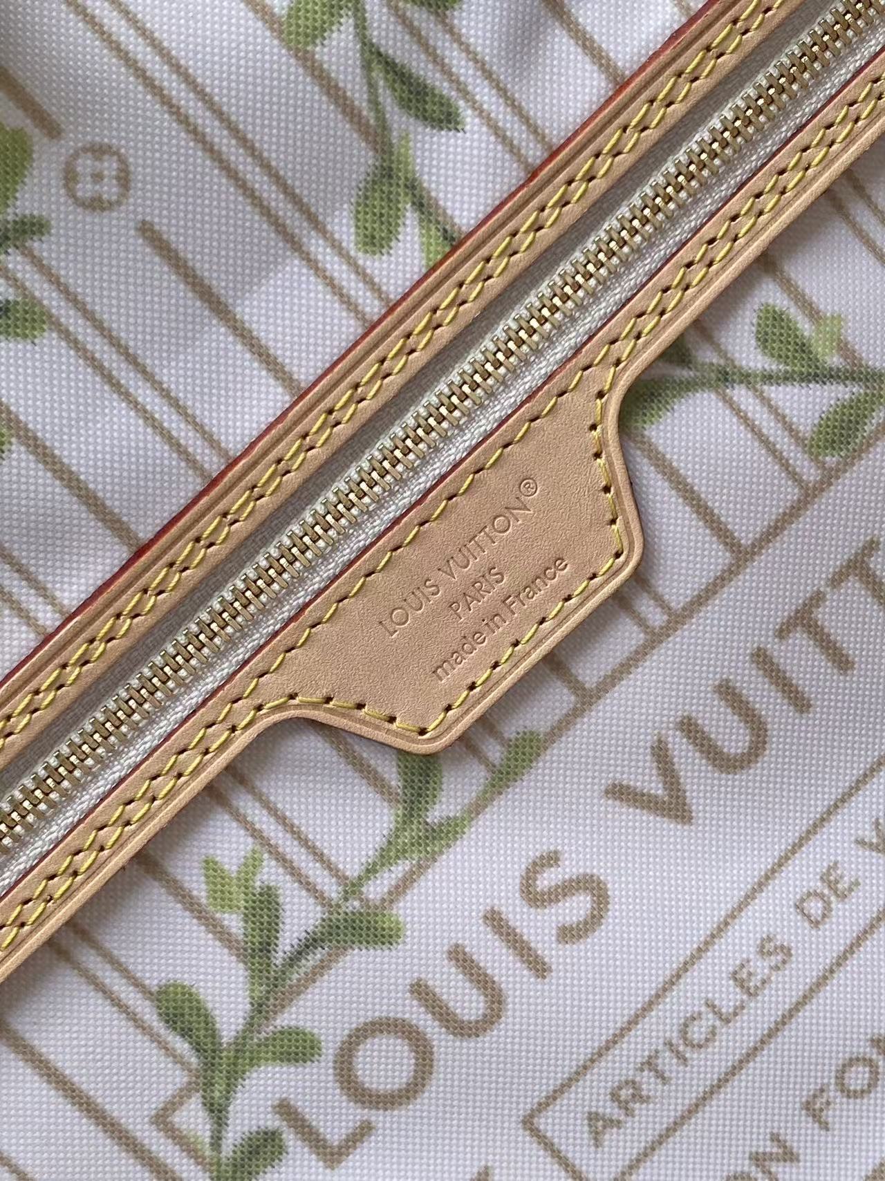 Louis Vuitton Neverfull MM Stamp Monogram Canvas Tote Bag - Image 9