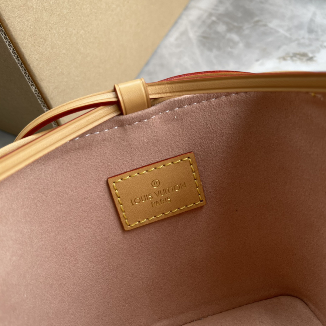 Louis Vuitton Noé Purse M83227 / M82885 Monogram Dune Canvas Shoulder Bag - Image 9