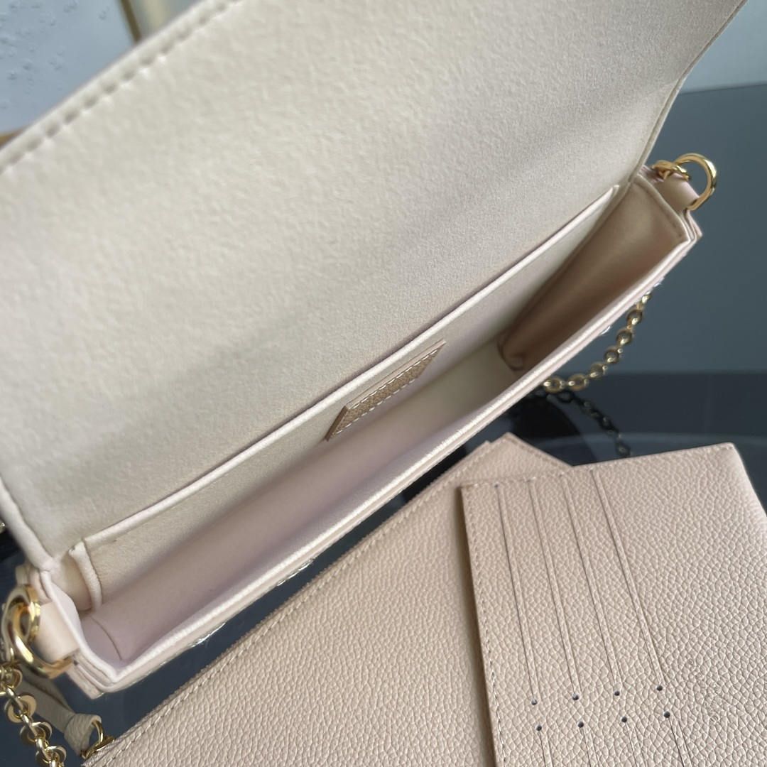 Louis Vuitton Felicie Pochette M29482 in Brown - Image 9