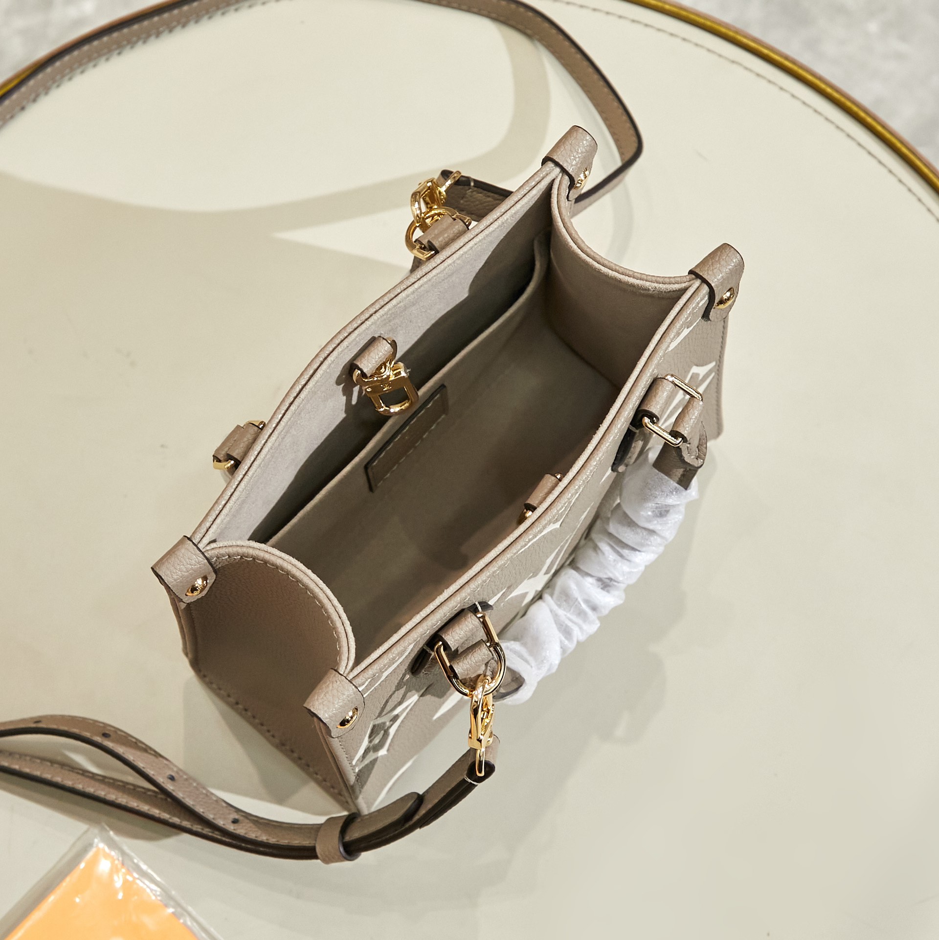 Louis Vuitton OnTheGo BB Tote Bag in Monogram Empreinte Leather - Image 9