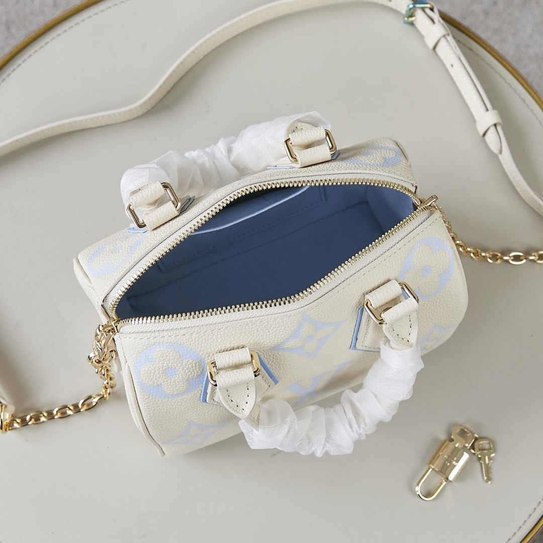 Louis Vuitton Speedy Bandoulière 20 Handbag in Monogram Empreinte Leather - Image 9