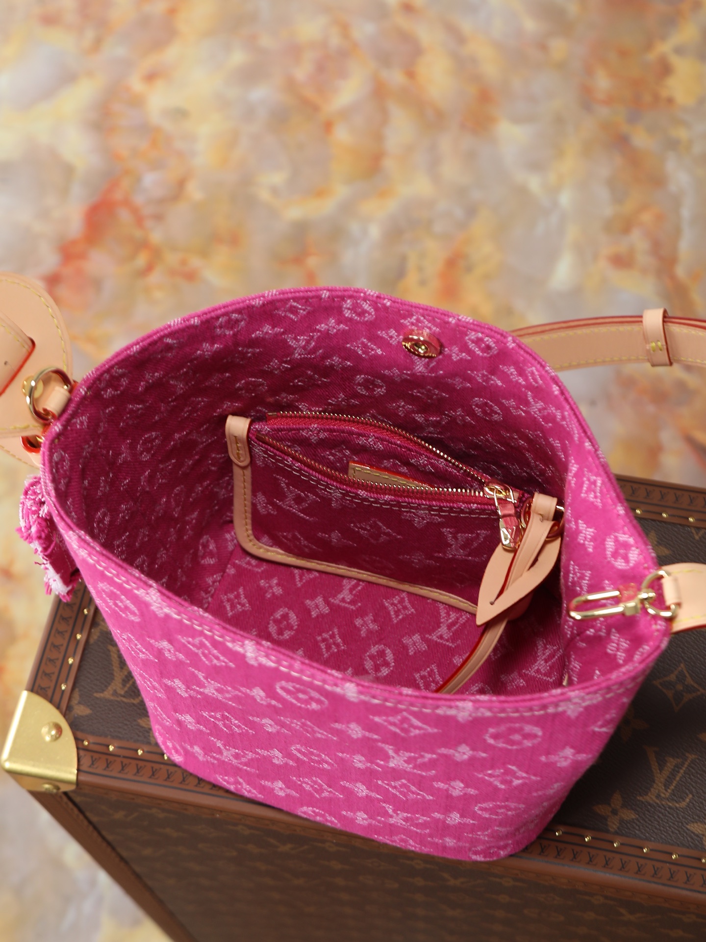 Louis Vuitton All In BB Denim Bucket Bag M27626 - Image 9