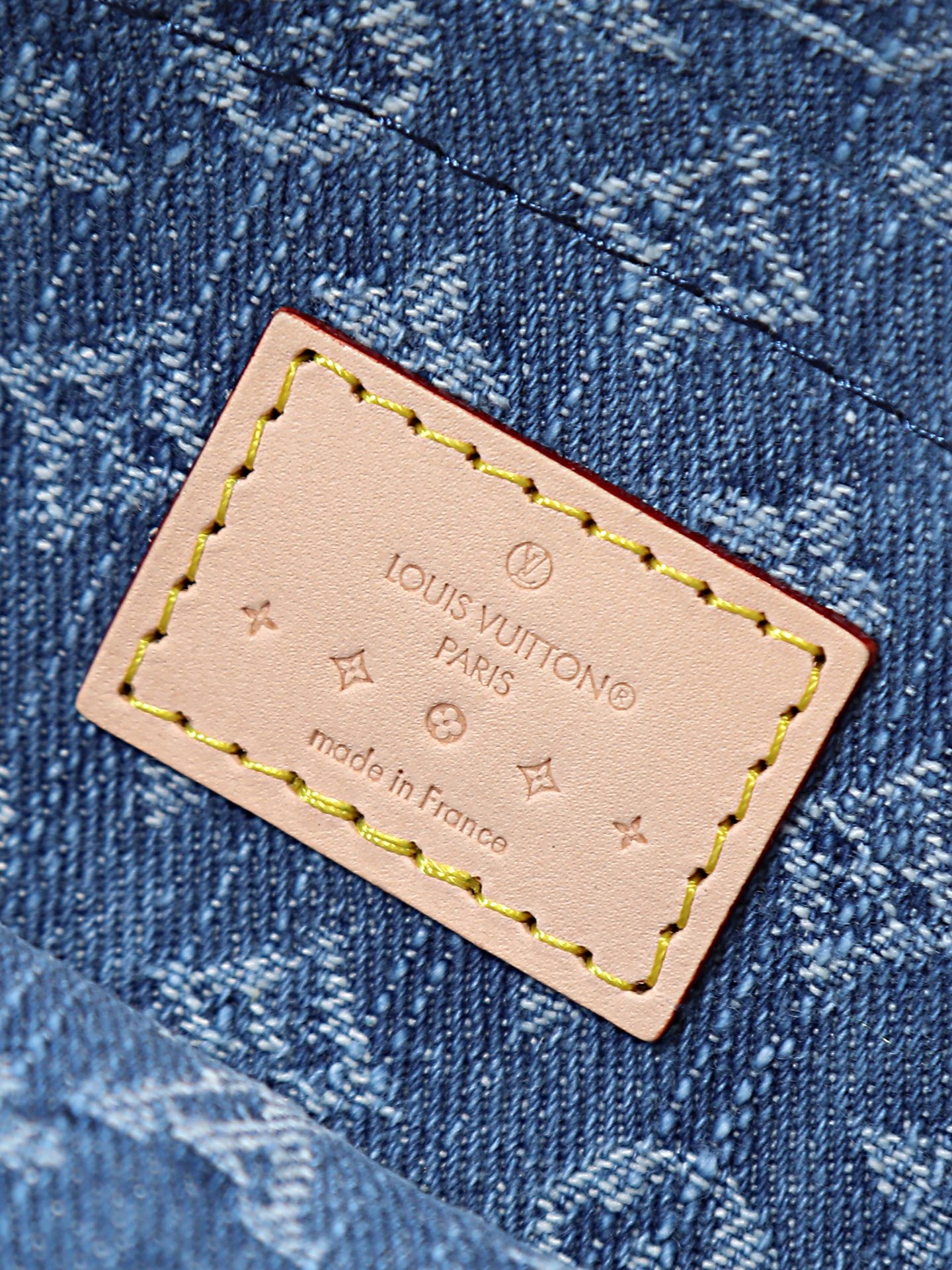 Louis Vuitton Sunset Shoulder Bag in Blue Denim - Image 9