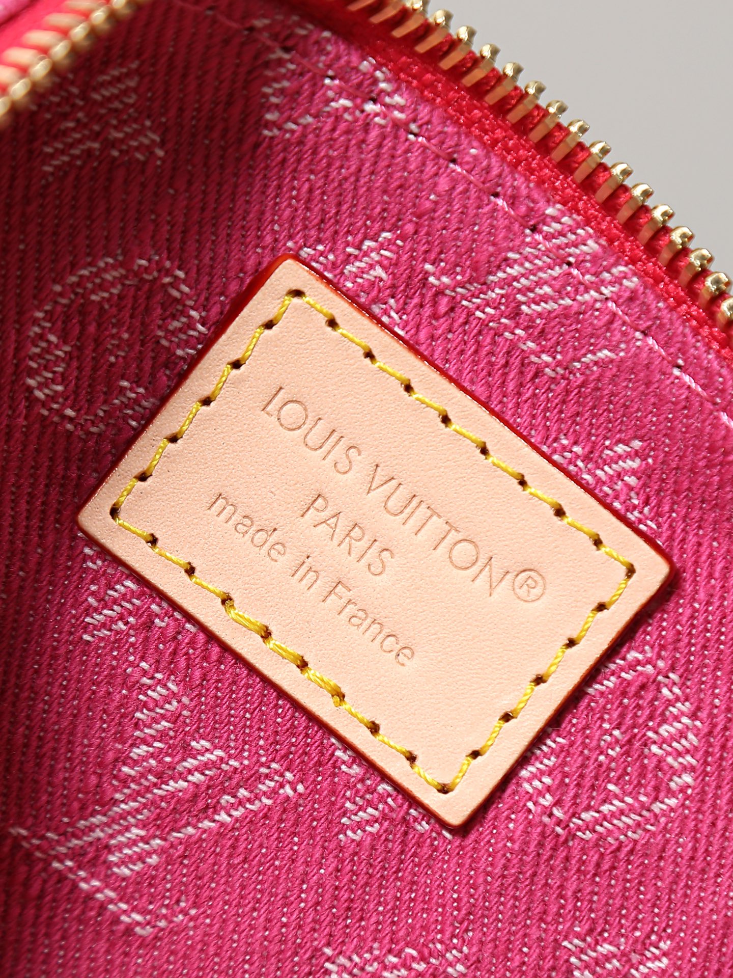Louis Vuitton Nano Speedy Handbag in Blue Monogram Denim - Image 9