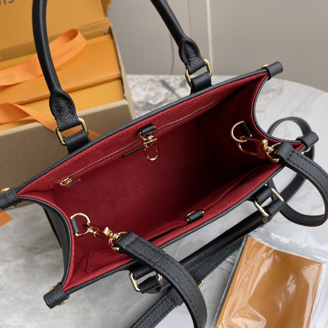 Louis Vuitton Onthego PM Tote Bag in Monogram Empreinte Leather - Image 9