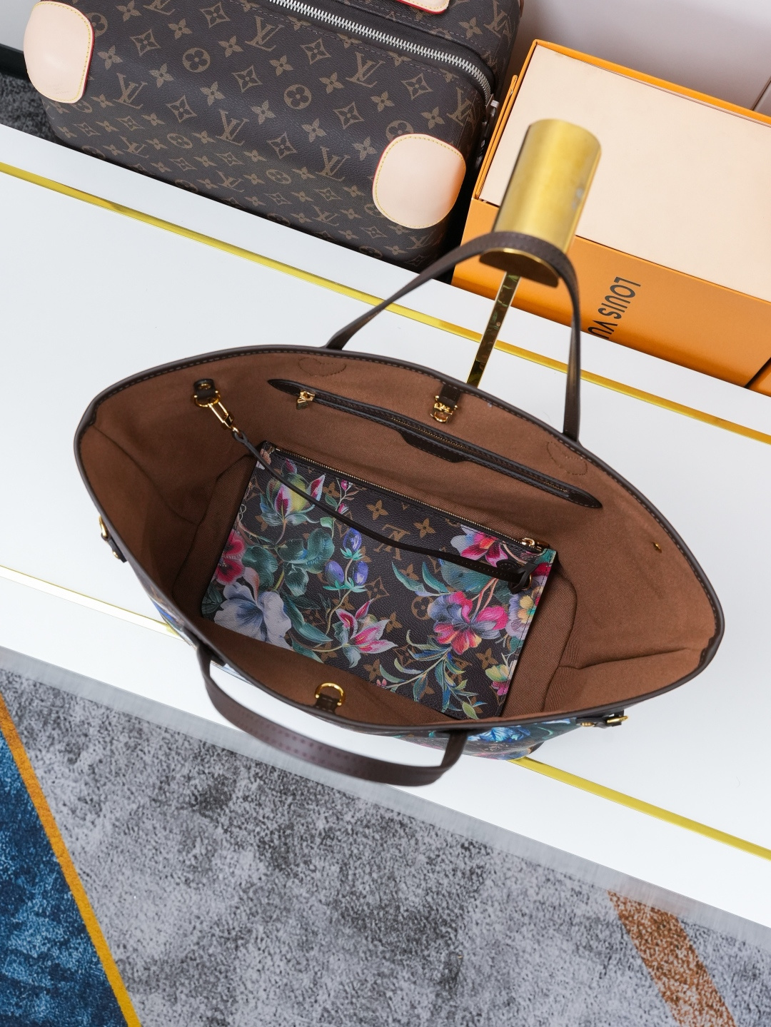 Louis Vuitton Neverfull MM Monogram Eden Tote Bag - Image 9