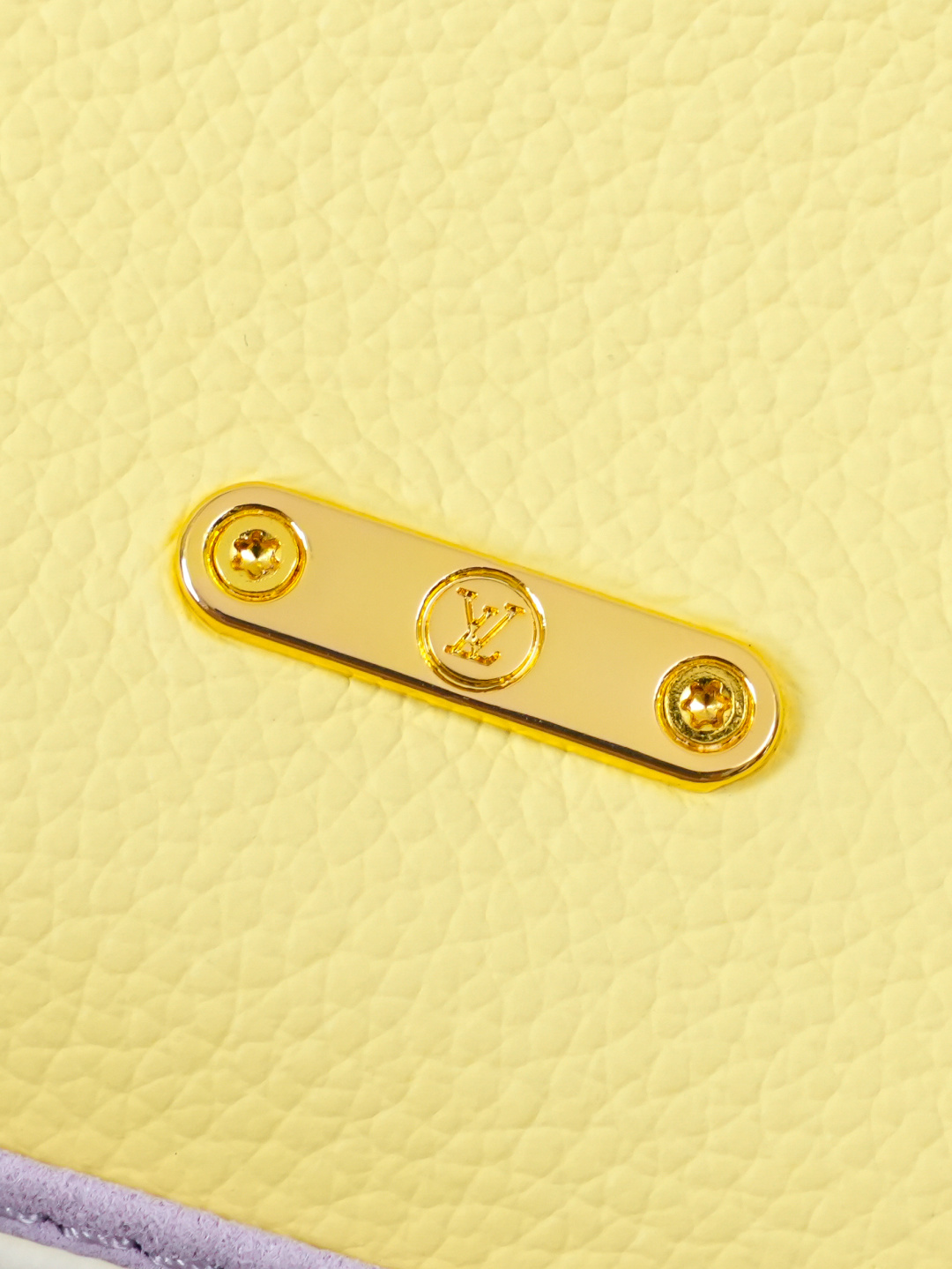 Louis Vuitton Nano Madeleine Handbag in Lemon Yellow Monogram Empreinte Leather - Image 9