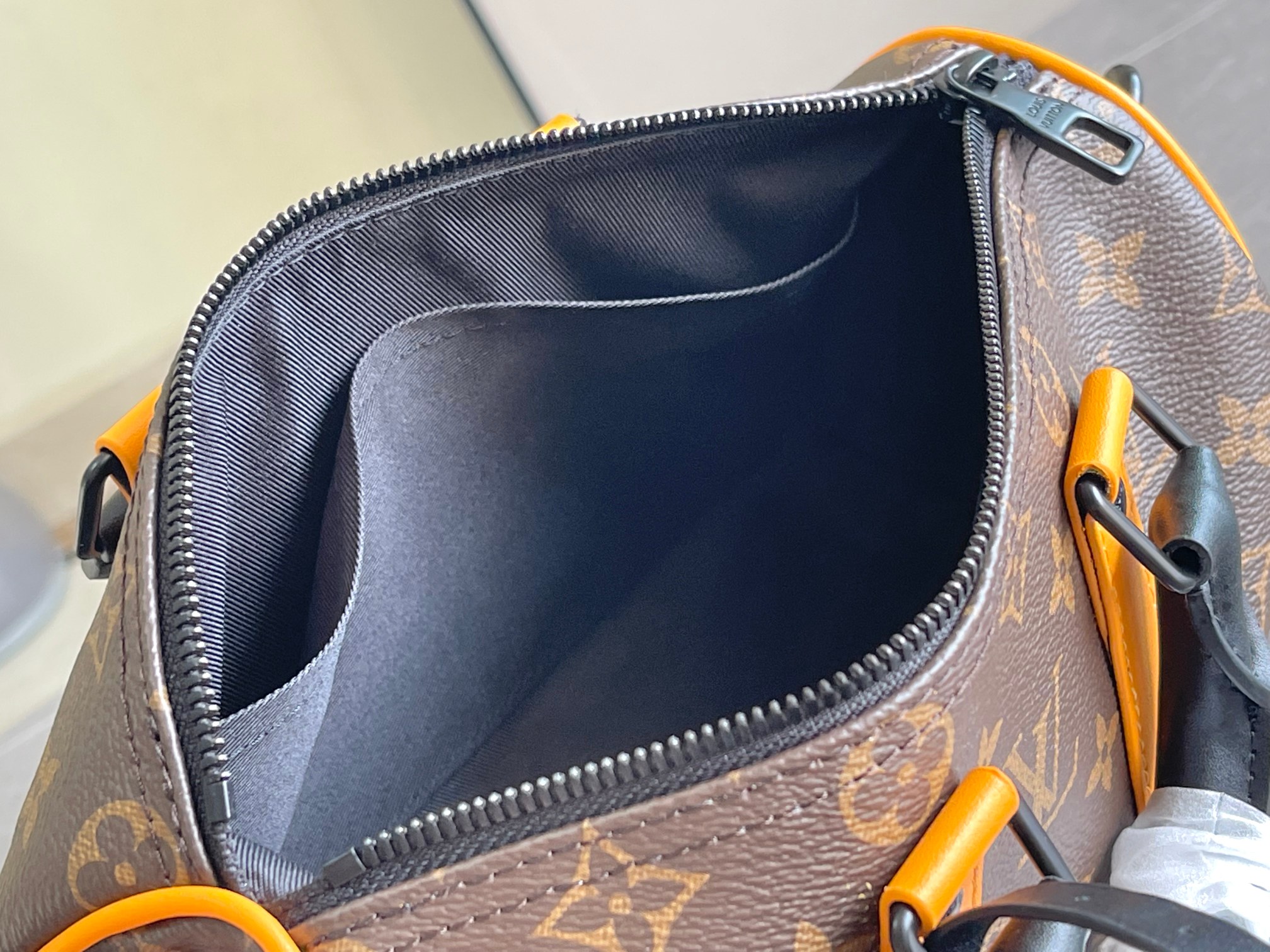 Louis Vuitton Keepall 25 Handbag – Monogram Eclipse Reverse Canvas - Image 9