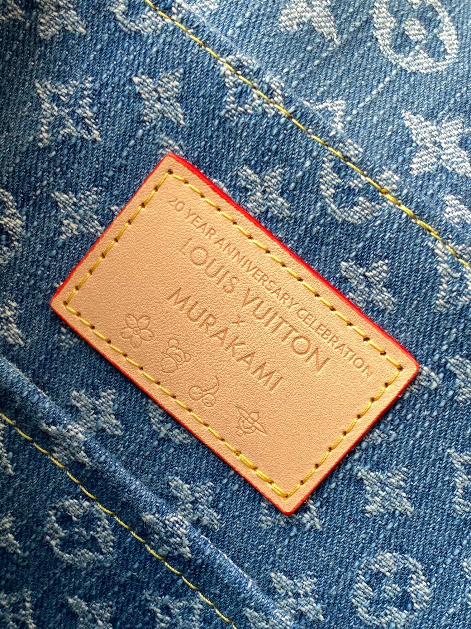 Louis Vuitton Venice Shoulder Bag in Monogram Cherry Denim - Image 9