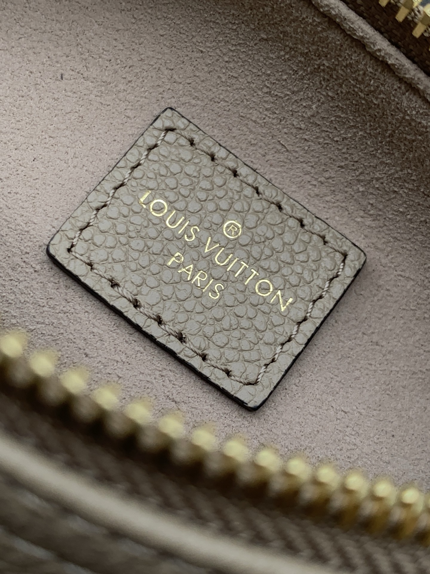 Nano Speedy Handbag in Elephant Grey Monogram Empreinte Leather - Image 9