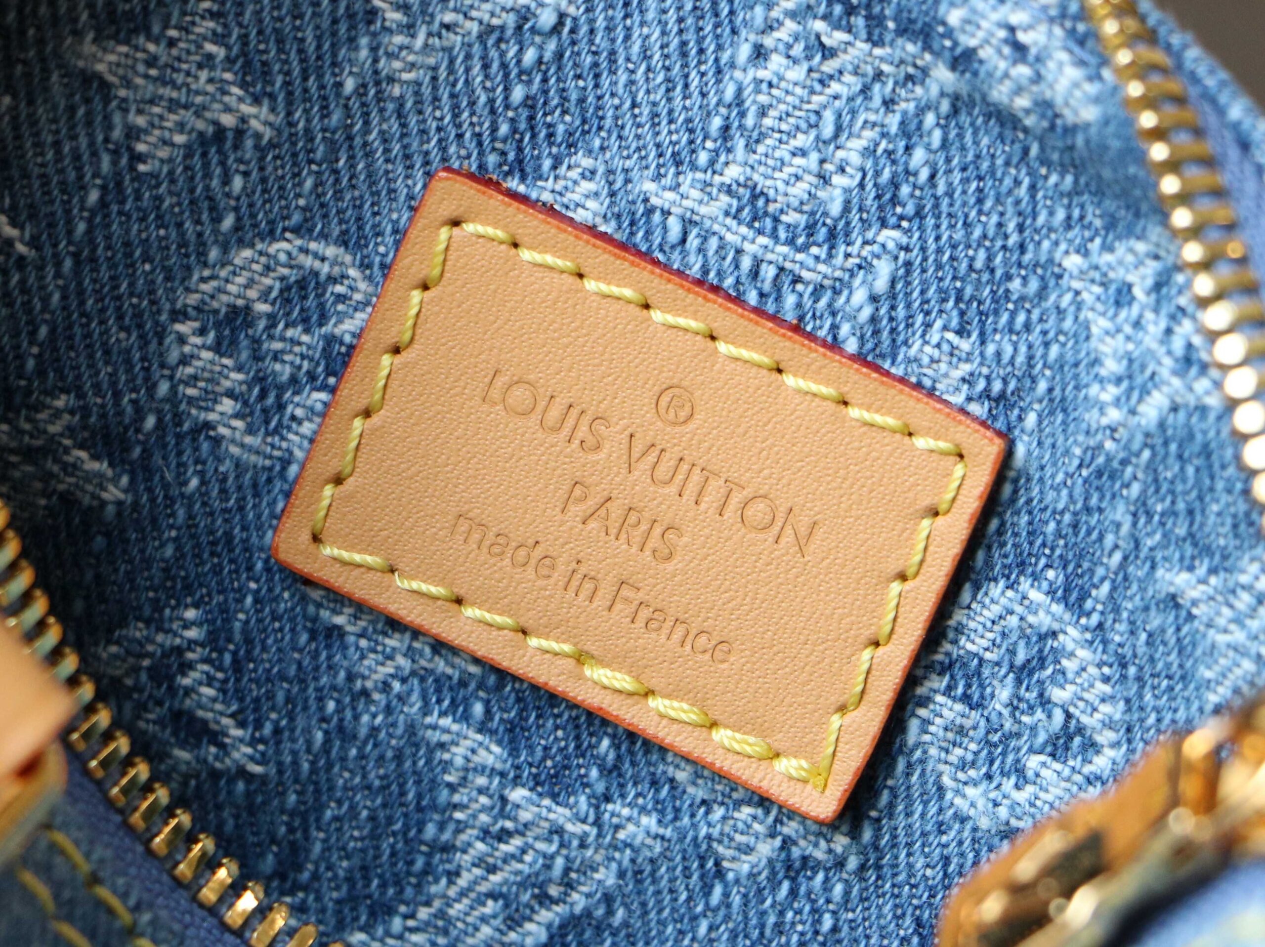 Nano Speedy Handbag in Monogram Denim - Image 9