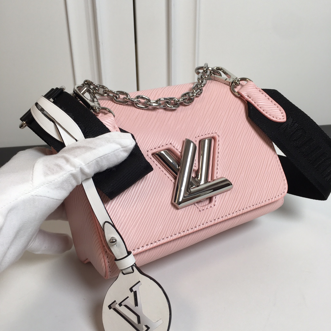 Louis Vuitton Twist Small Handbag, Pink - Image 9