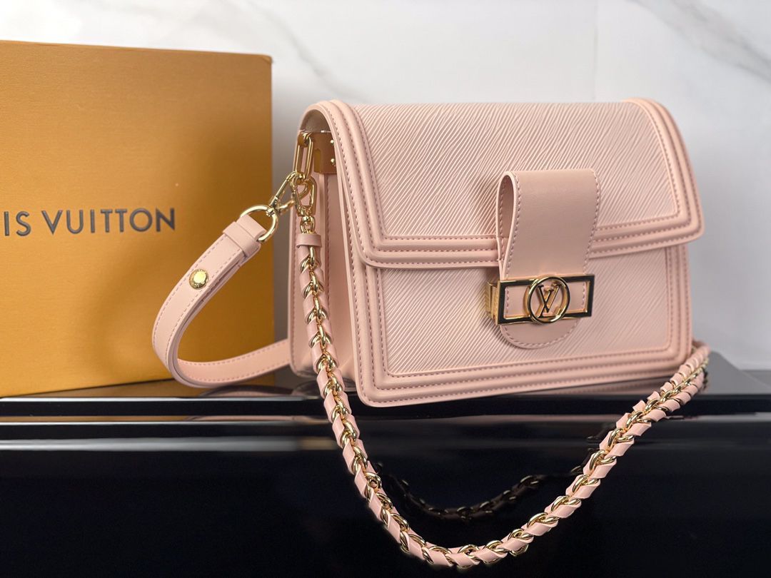 Louis Vuitton Dauphine Medium Handbag, Pink - Image 9