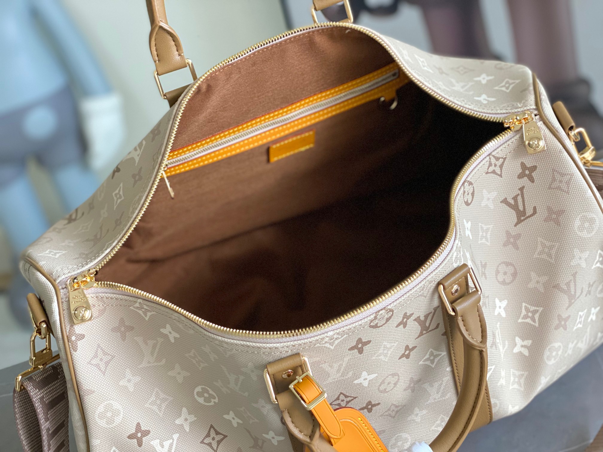 Louis Vuitton Keepall Bandoulière 50 Travel Bag M29159 - Image 9