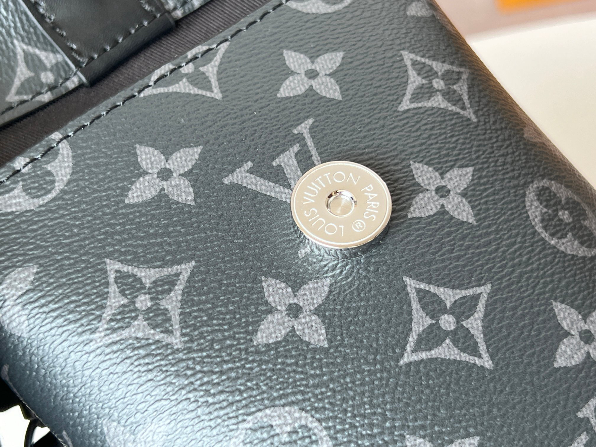 Louis Vuitton Monogram Eclipse Envelope Pouch - Image 9