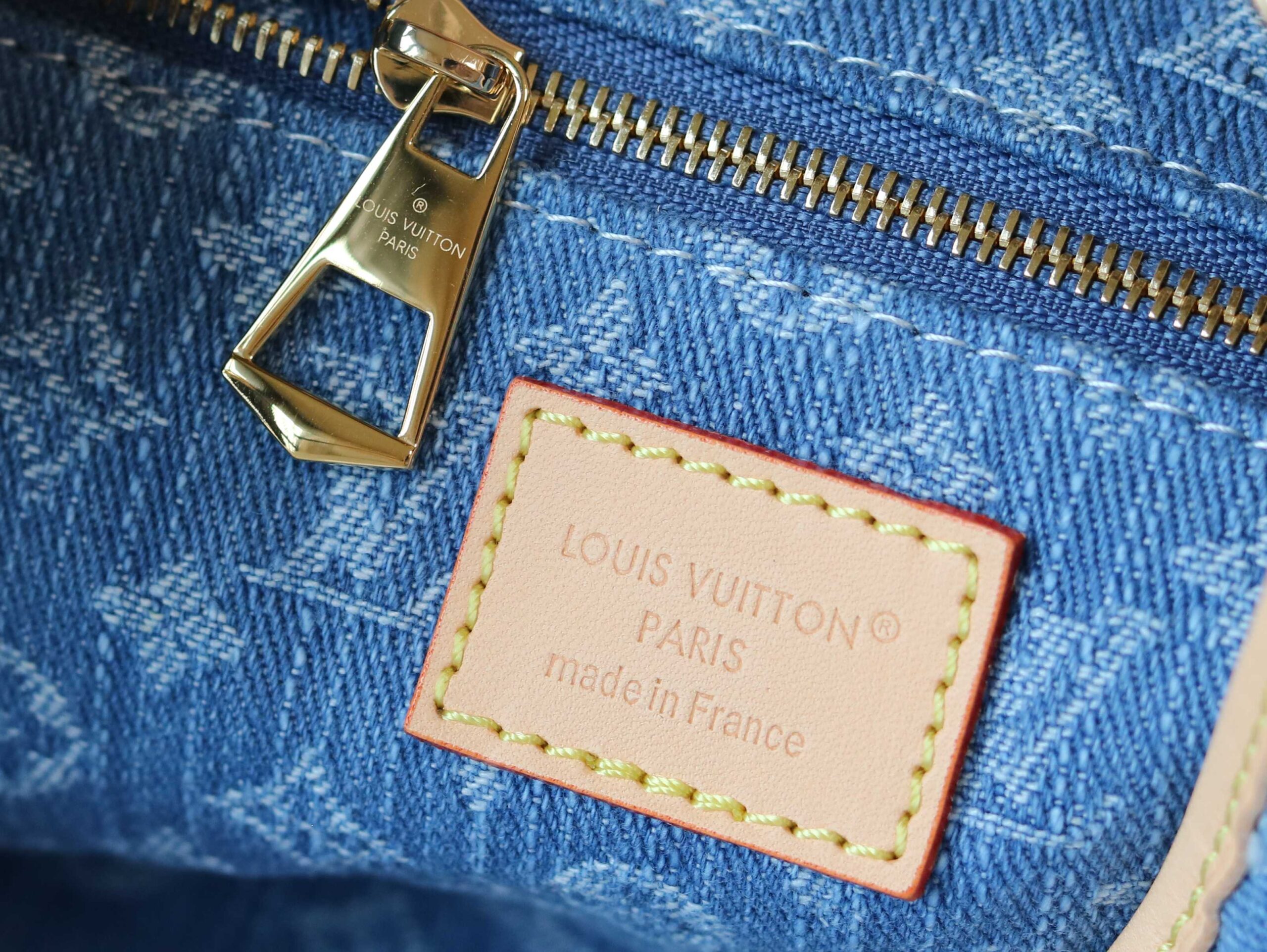 Carryall Cargo Small Denim Handbag - Image 9