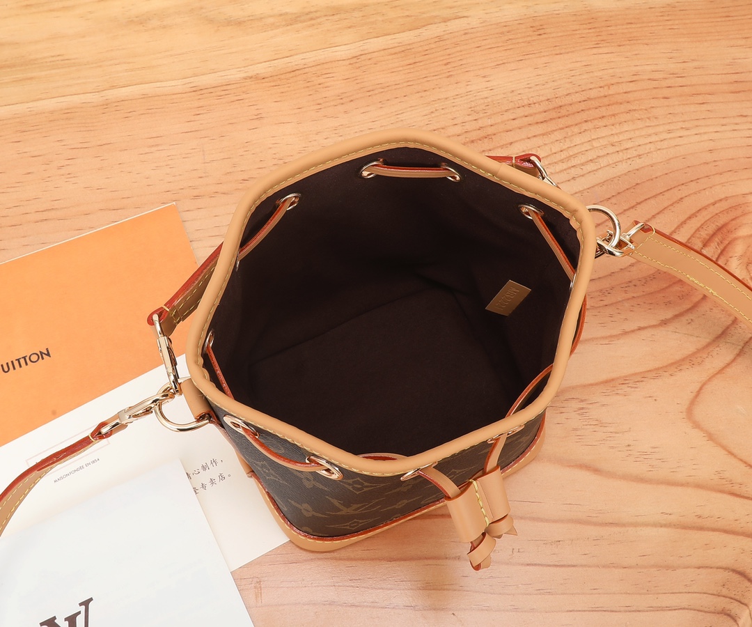 Louis Vuitton Nano Noé Monogram Bucket Bag - Image 9
