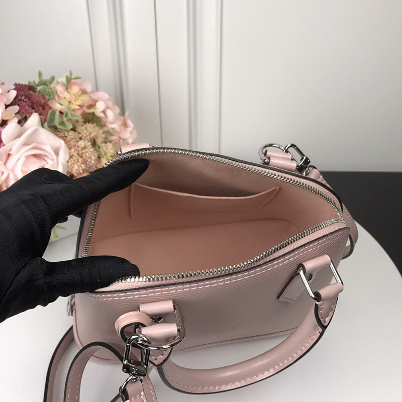 Louis Vuitton Alma BB Pink Epi Leather Crossbody Bag - Image 9