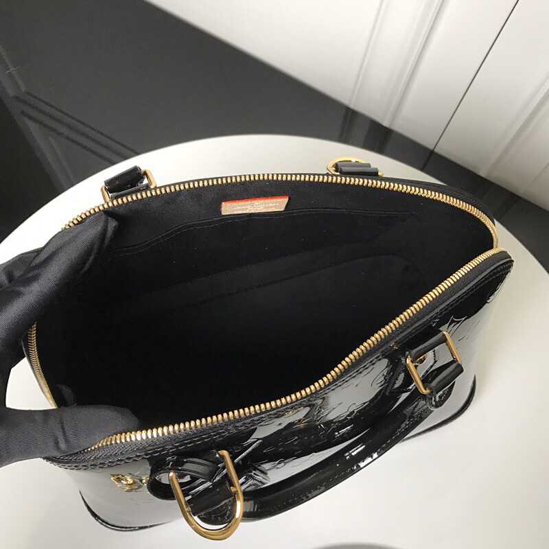 Alma M93595 Monogram Vernis Handbag - Image 9