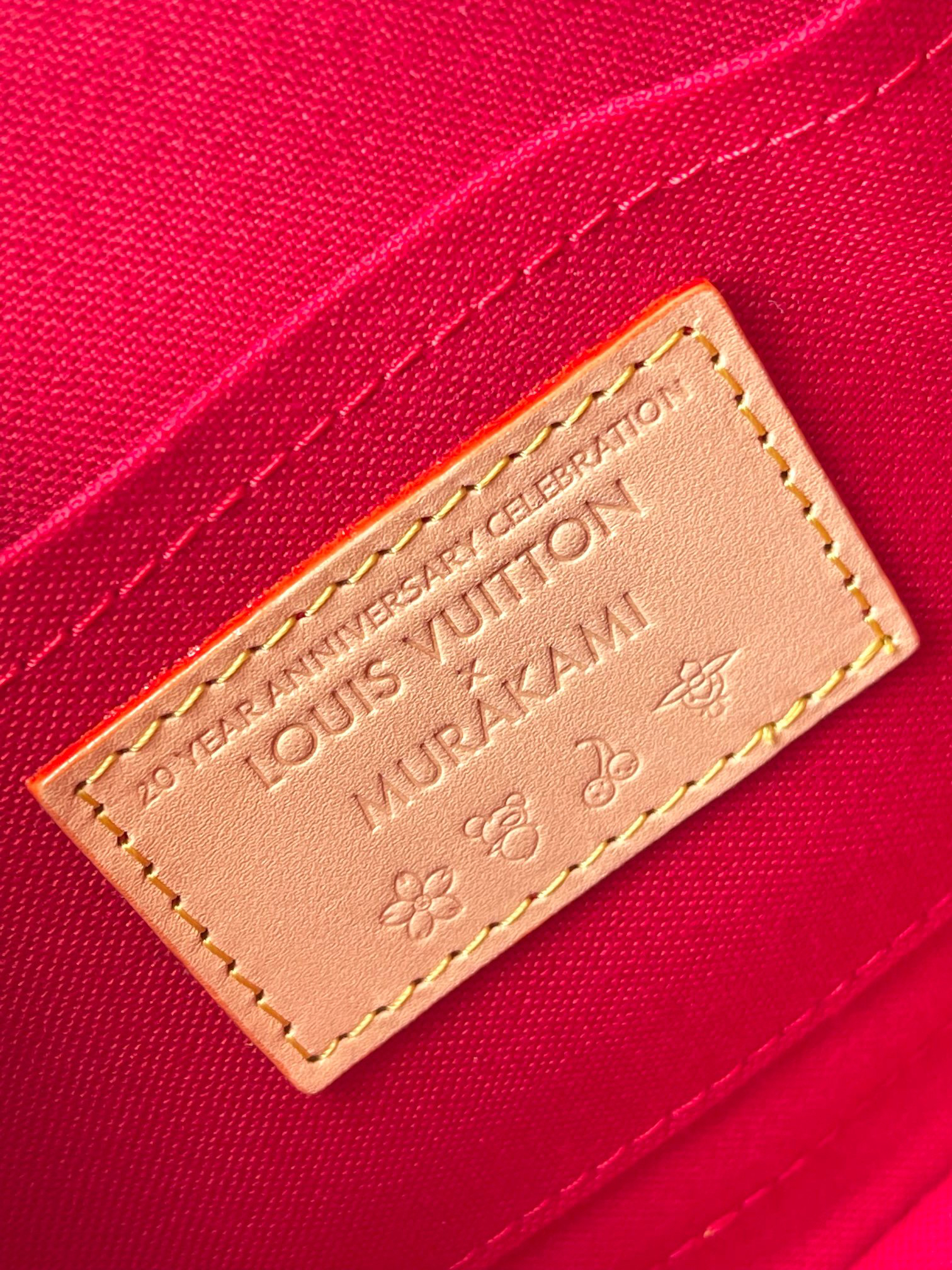 Louis Vuitton x Murakami Alma BB Handbag in White Cherry - Image 9