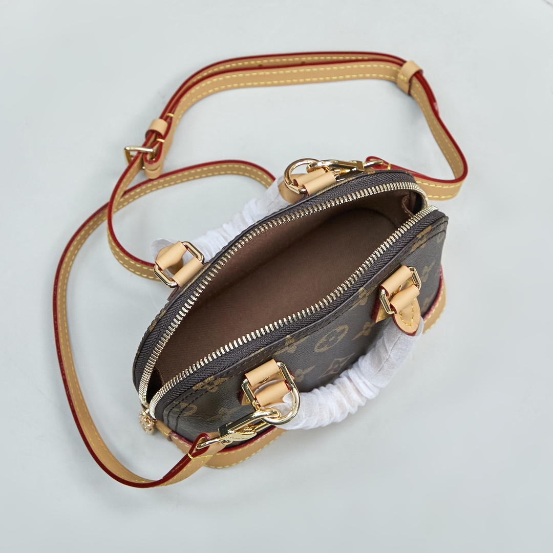 Louis Vuitton Nano Alma Monogram Canvas Handbag - Image 9