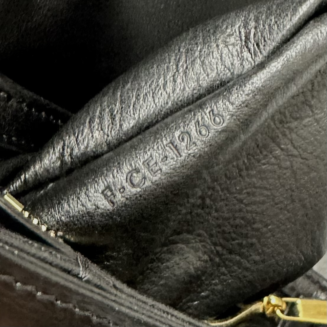 CELINE Teen Triomphe Shoulder Bag with Turn-Lock Closure - Image 9