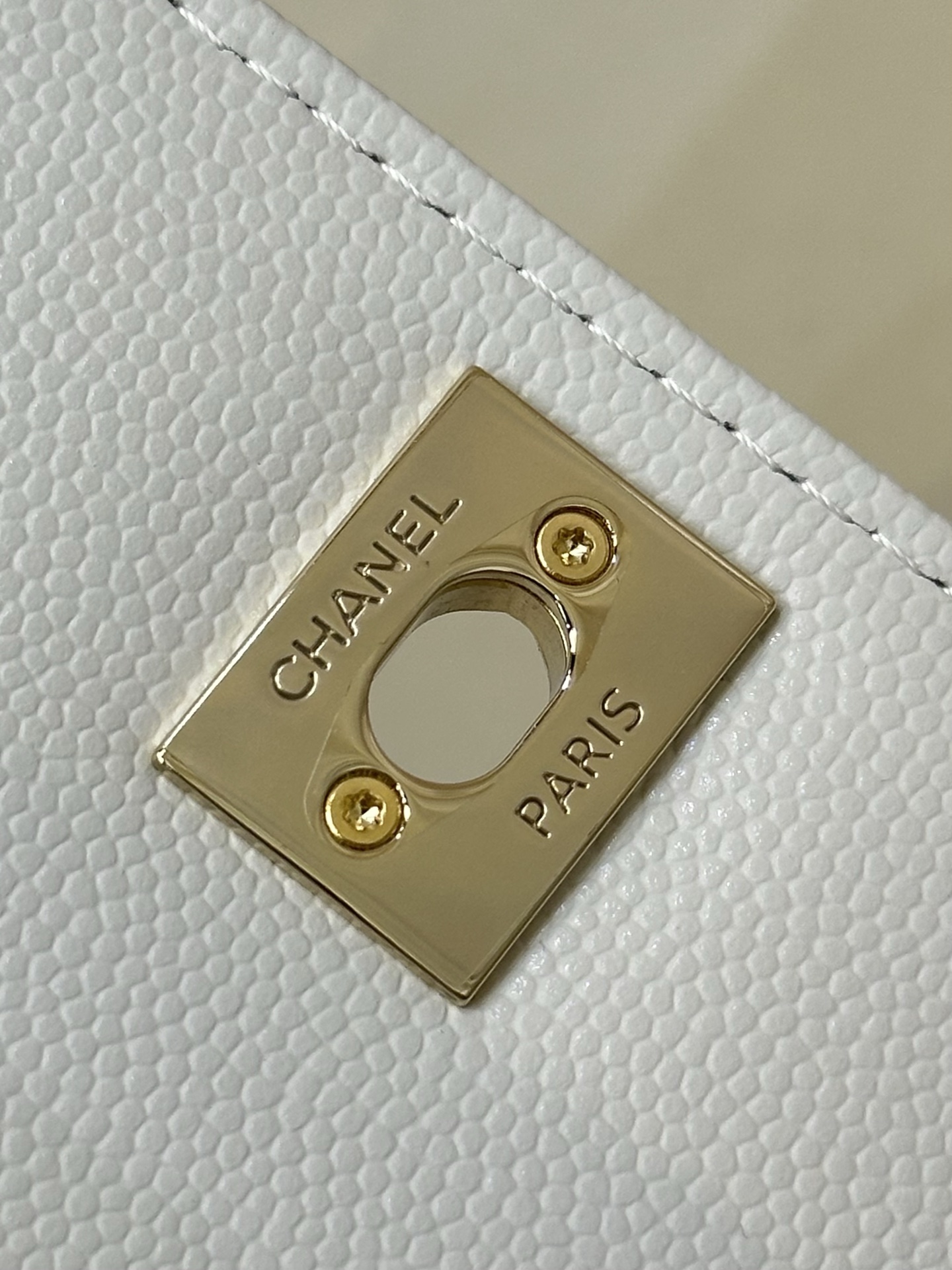 Chanel Coco Handle Leather Shoulder Bag - Image 9