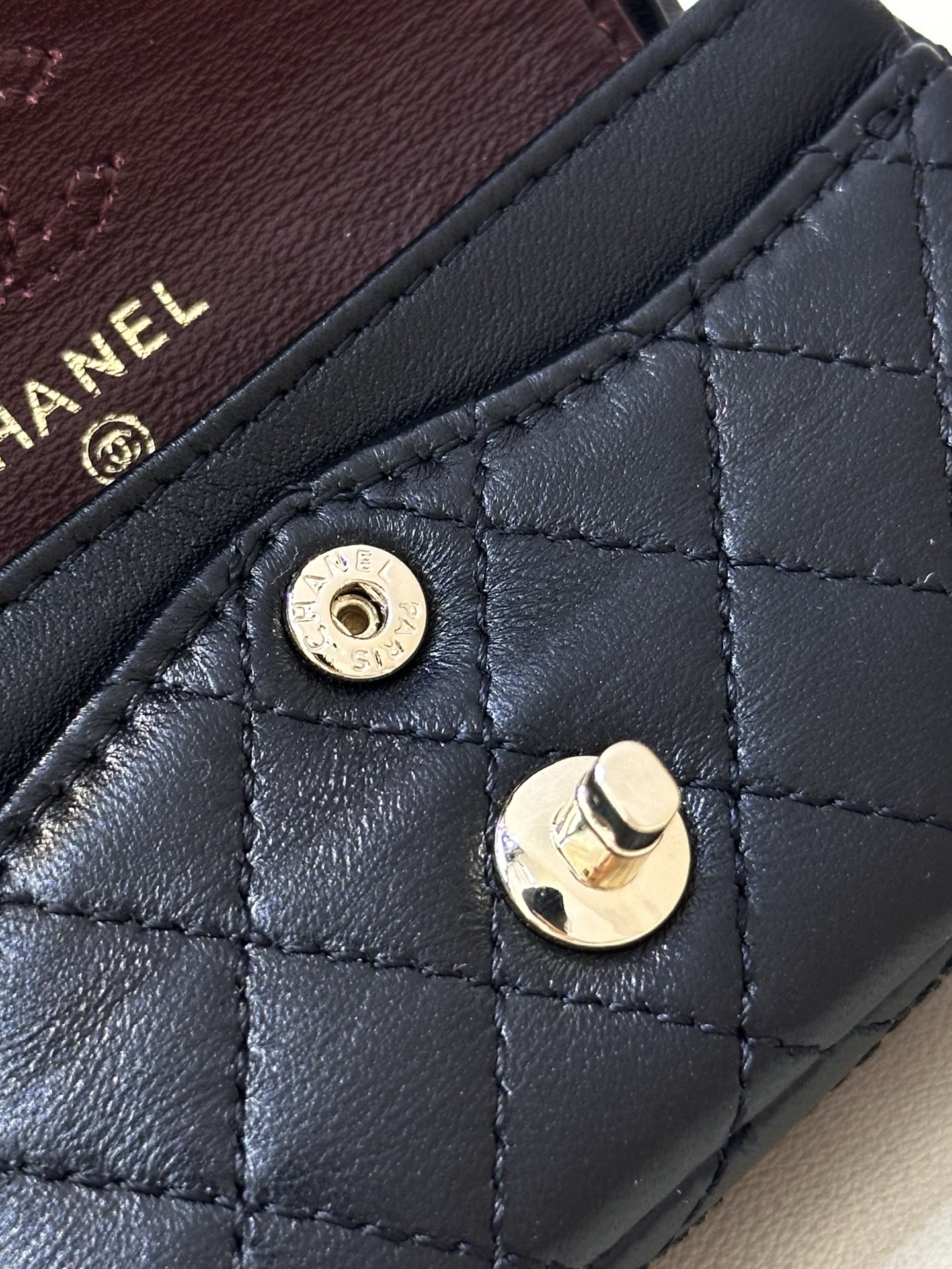 Chanel 25A Super Mini Classic Flap Bag Charm in Lambskin - Image 9