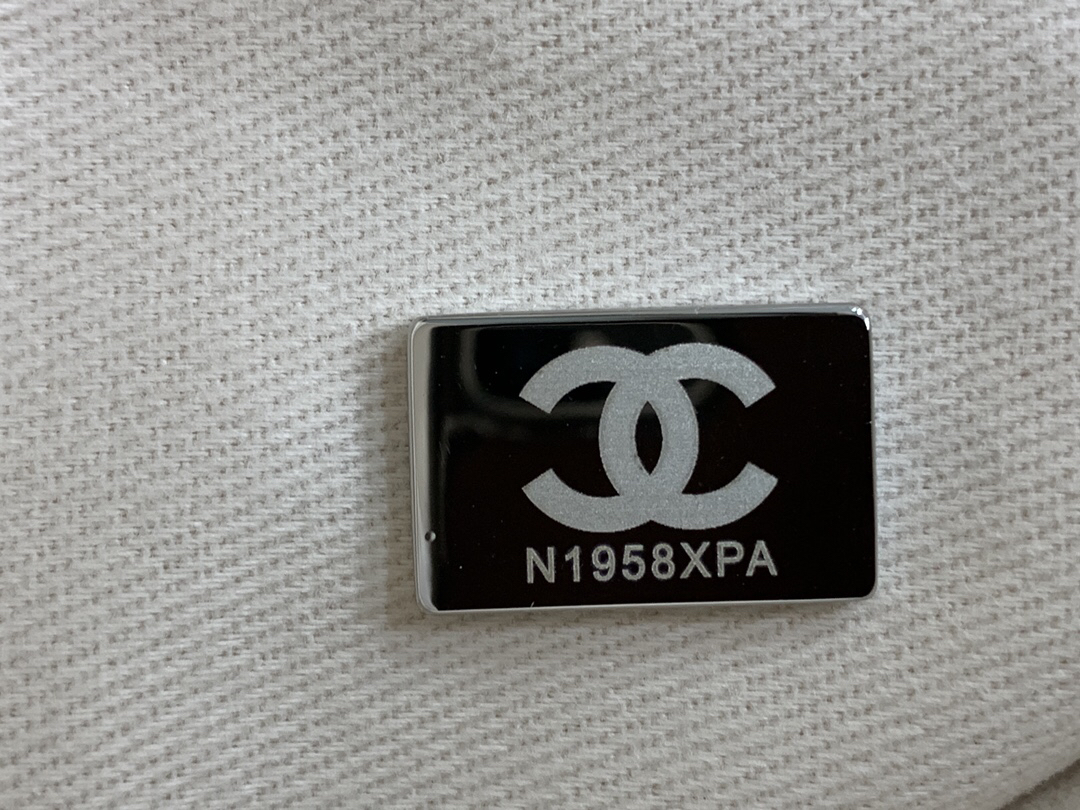 Chanel Denim Canvas Tote Bag - Image 9