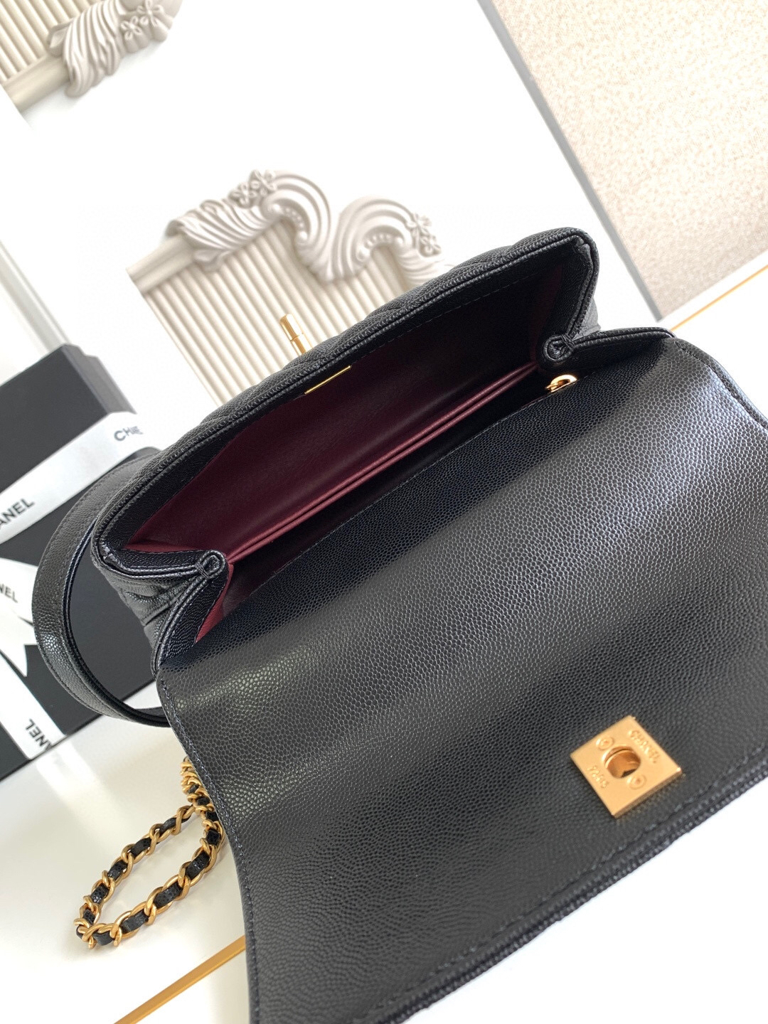 Chanel Coco Handle Classic Top-Handle Handbag - Image 9