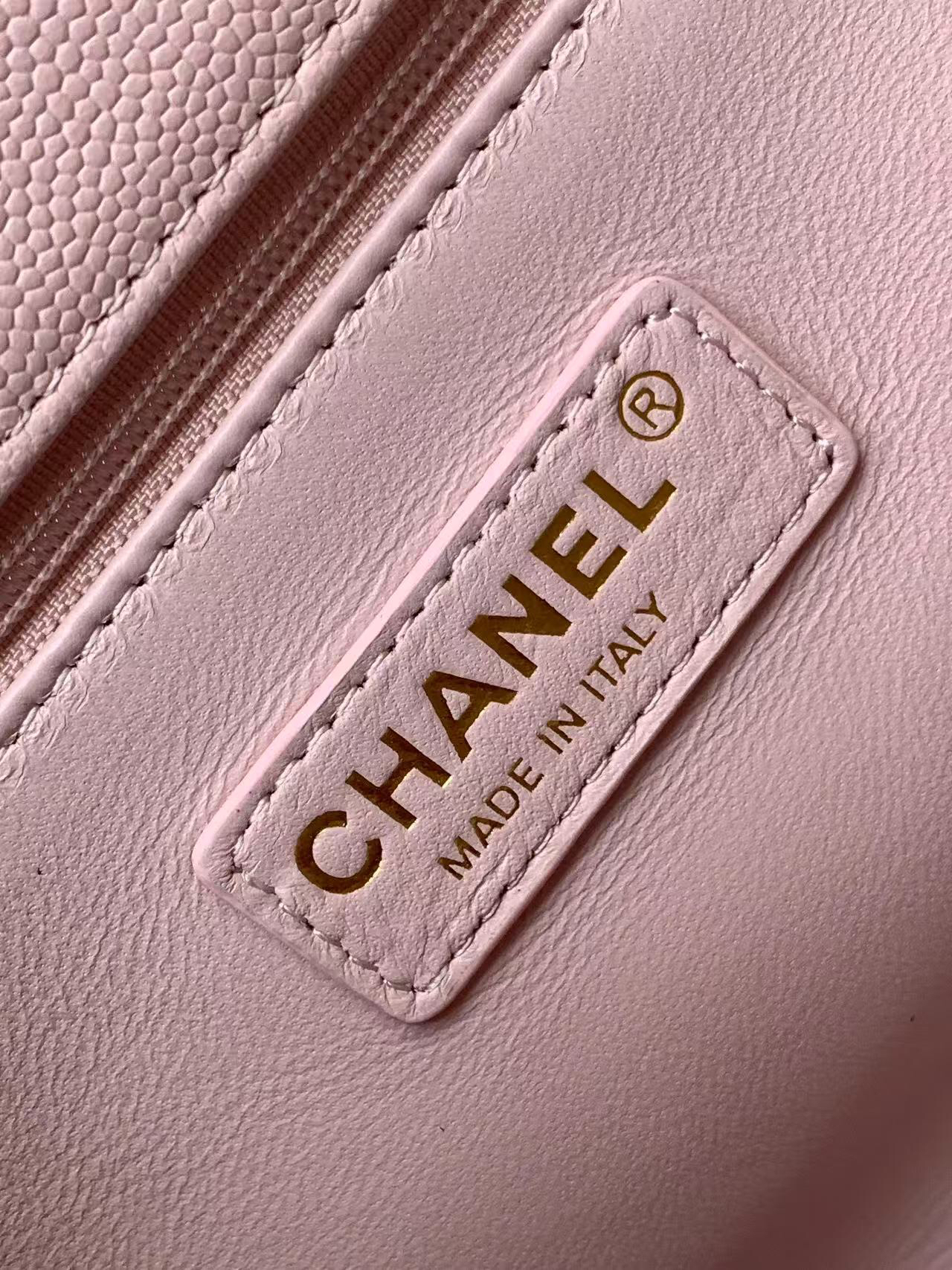 Chanel Coco Handle Caviar Leather Top Handle Bag - Image 9