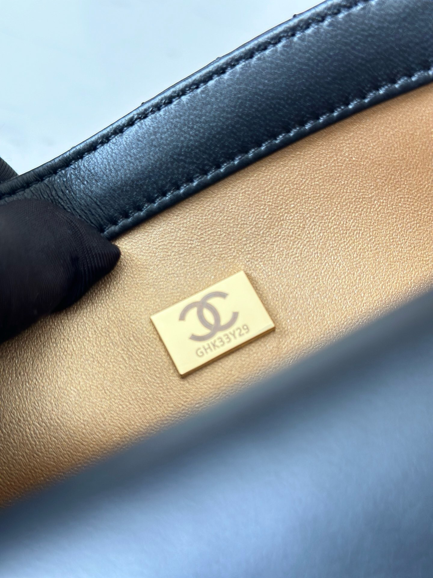 Chanel Mini Flap Bag with Gold Ball Chain - Image 9