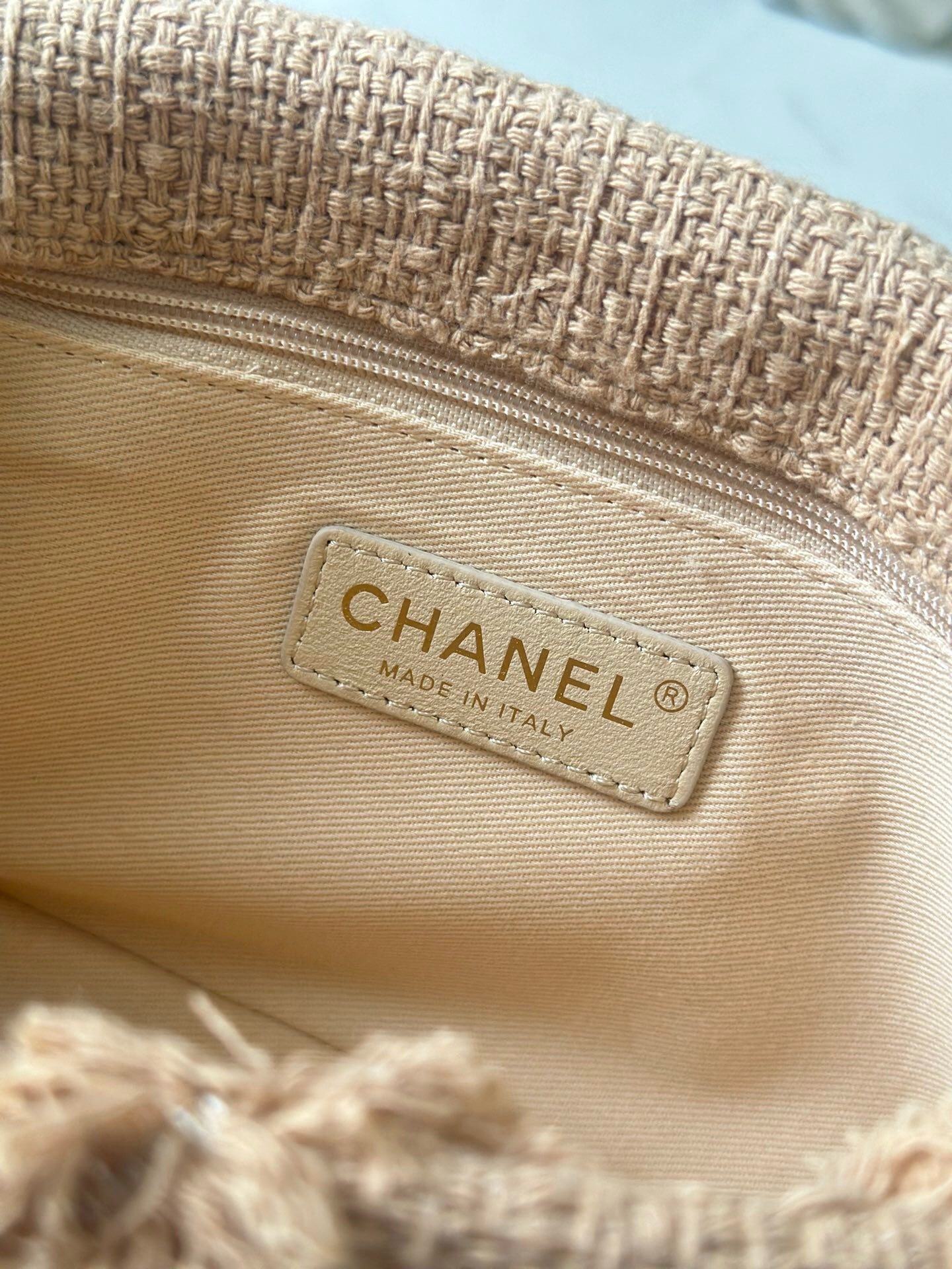 Ohanel Vintage Straw Handbag - Image 9