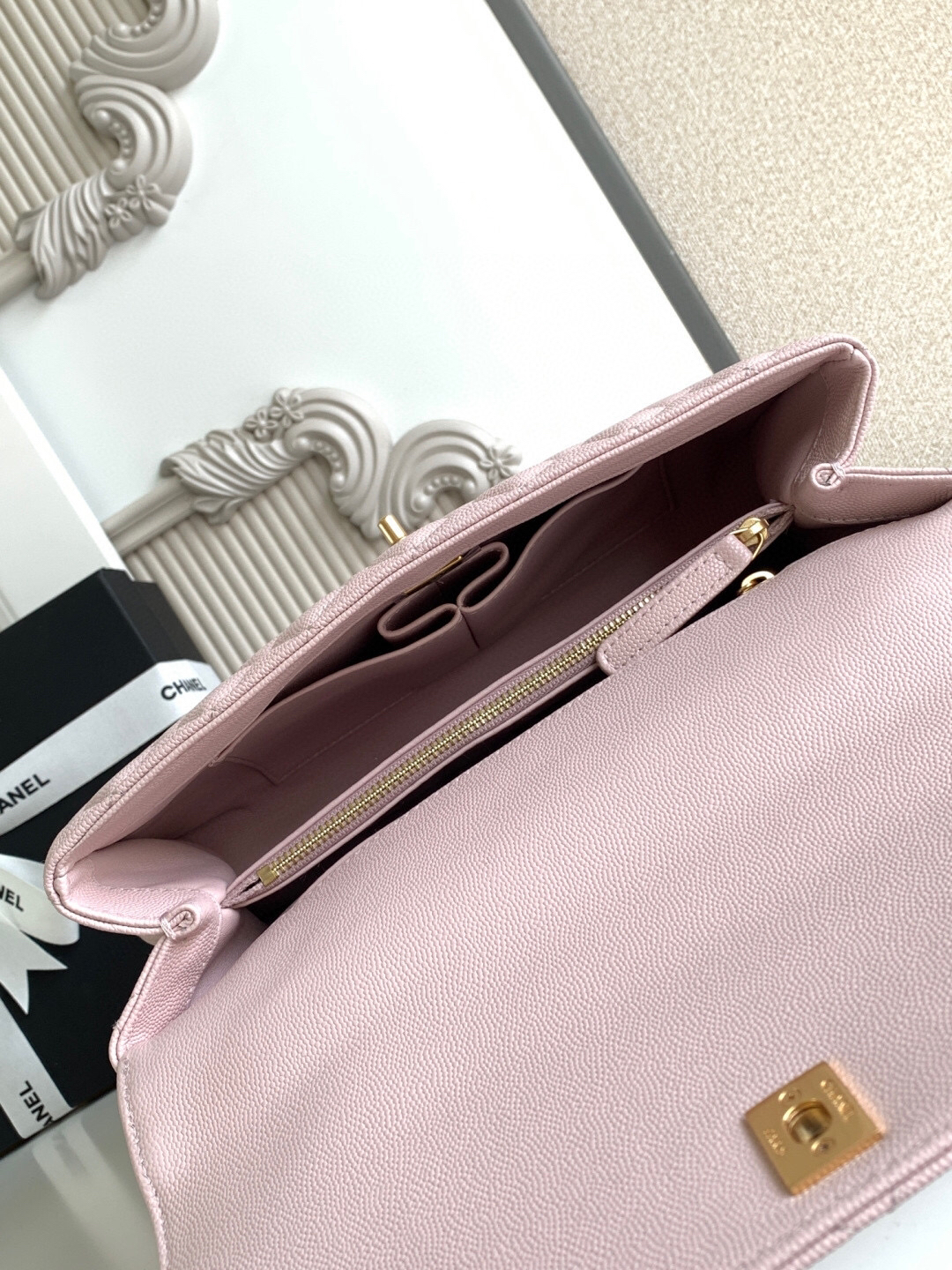 Chanel Coco Handle Small Top-Handle Handbag - Image 9