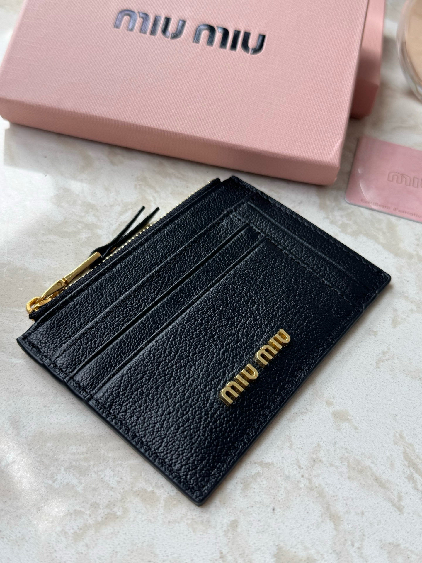 Miu Miu Leather Slim Wallet - Image 9