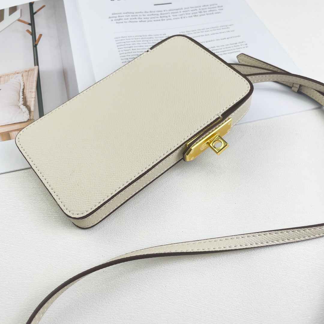 Hermès Hac a Box Tadelakt Calfskin Phone Case - Image 9