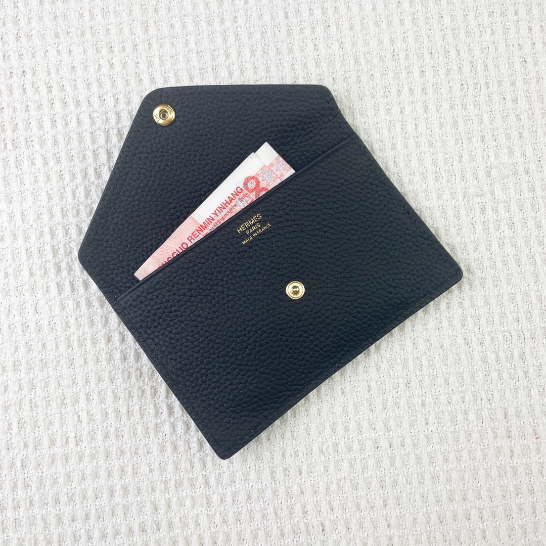 Hermes Barenia Faubourg Calfskin Card Holder - Image 9