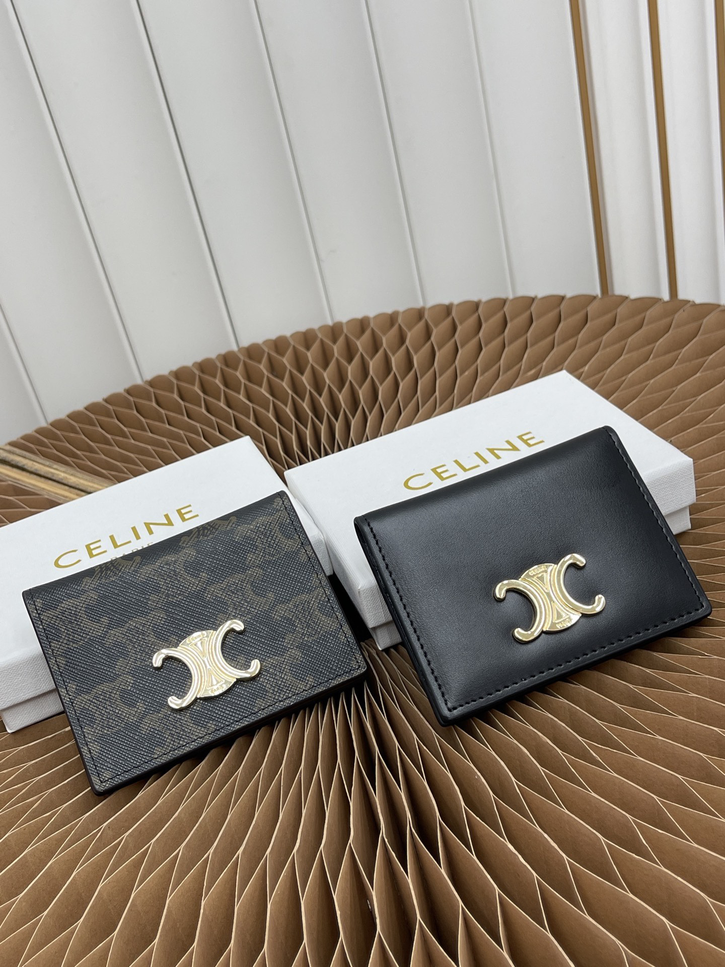 Celine Triomphe Bifold Card Holder - Image 9