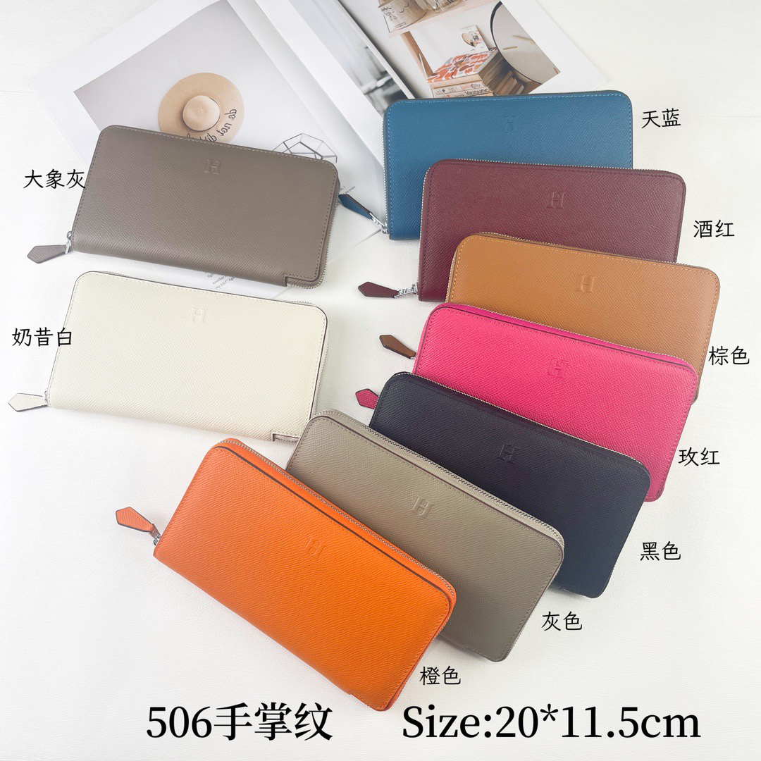Hermes Constance Leather Zip Wallet - Image 9