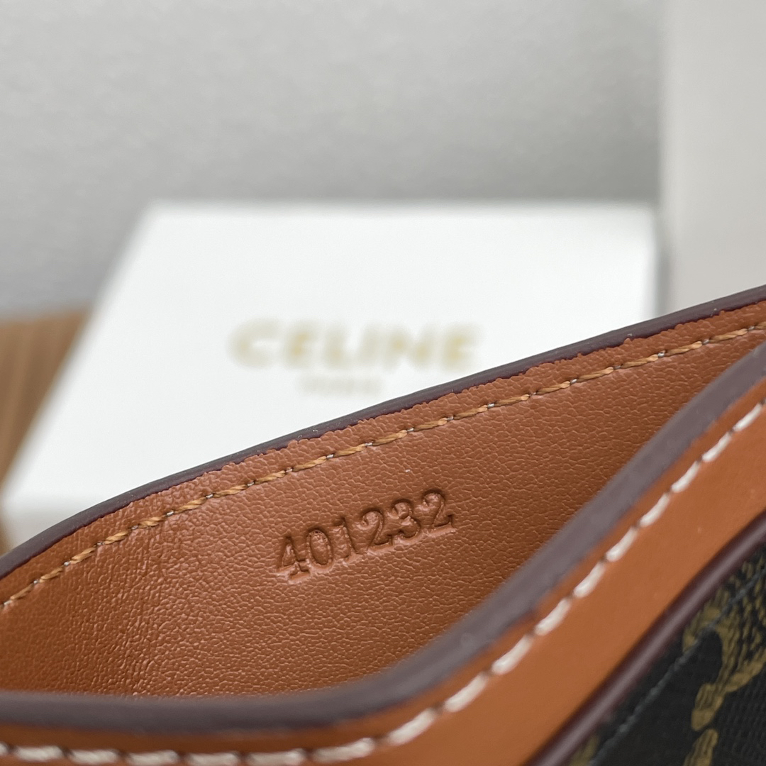Celine Printed Logo Card Holder - Image 9