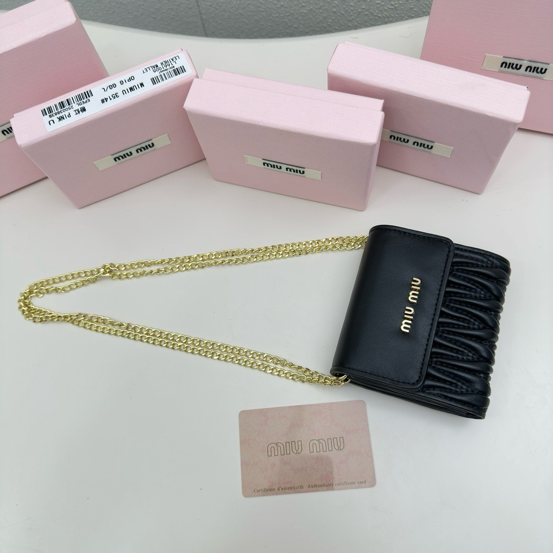 Miu Miu Lambskin Wallet 3512 - Image 9