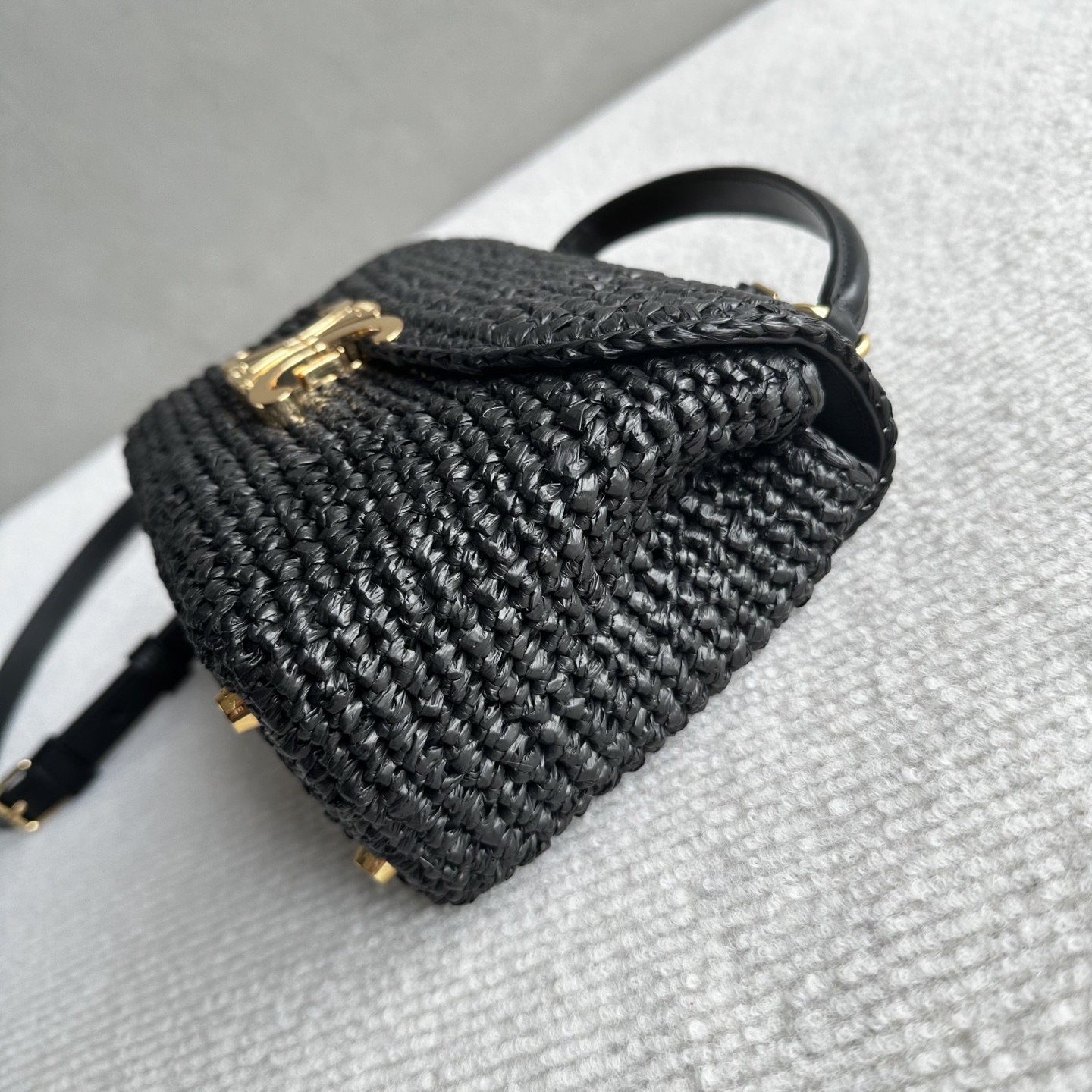 CELINE Teen Nino Woven Handbag - Image 9